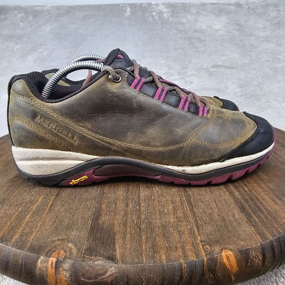 Merrell Siren Traveler 3 Hiking Shoes Women's‎ 10 Brown Leather Outdoors J035340